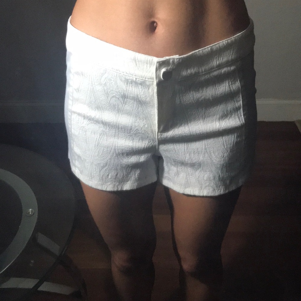 White Dress Shorts